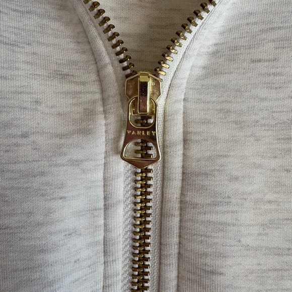 Varley Larson Ivory Marl Half-Zip Sweater - Picture 11 of 16